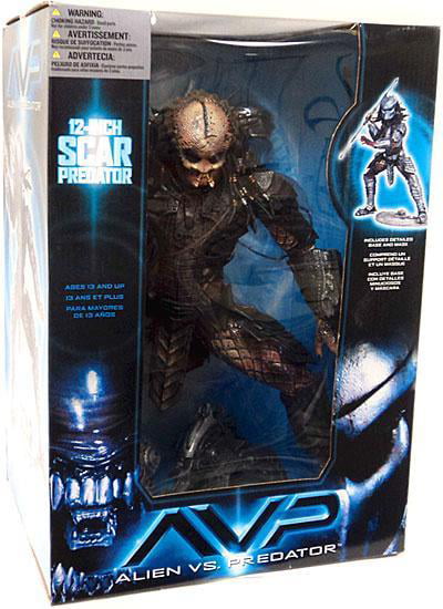 Alien vs Predator Movie 12 In Scar Stealth Predator New McFarlane Toys 2004 