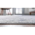 thumbnail image 5 of Rugs Oregon Low-Pile Gray Geometric Pattern Collection Area Rug, 6" x 9", 5 of 9