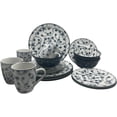 thumbnail image 1 of Royal Haus By Apolo | Vajilla de Cerámica Elegante de 16 Piezas: Taza, Tazon, Plato Ensaladero Y Plato Trinche 3A110 Azul, 1 of 6