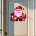 thumbnail image 2 of MOQIN Christmas Window Decoration Lights, Christmas Indoor Hanging Decorative Lights, Lighted Snowman Santa Claus Xmas Trees Lights for Christmas Party Home Decor, Battery Operated, 2 of 5