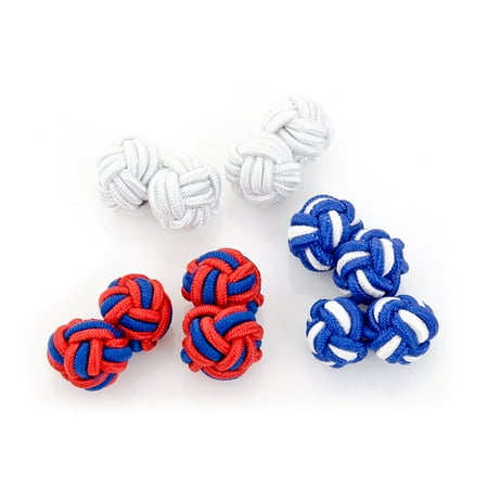 Men's Cufflinks Inc Silk Knot Cufflinks