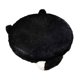 thumbnail image 3 of Cojín de asiento con forma de gato, multifuncional, con cremallera, decorativo, extraíble, para suelo Negro, 3 of 9