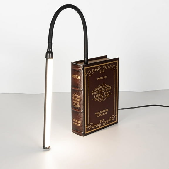 Kiven Bookshelf Lamp, 1-Light Modern Bookcase lighting with 4ft USB Plug in Cord, Farmhouse Decorative Bookend, Plug in Book Lamp for Office Home Decor Bedside Bookcase 5500K LED Cool white