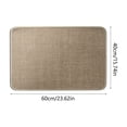 thumbnail image 3 of Polypropylene Doormat, Machine Washable Entryway Carpet With Non-Slip Rubber Backing, for Pet Household Living Room, Khaki, 3 of 6