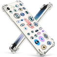 thumbnail image 2 of Evil Eyes Collage Clear Case for iPhone 7/8/SE,Aesthetic Art Design Case for Men Women,Unique Soft Transparent TPU Bumper Case Cover, 2 of 5