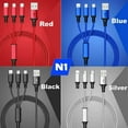 Universal Fast Charging USB Cable 3 in 1 Multi Function for Apple