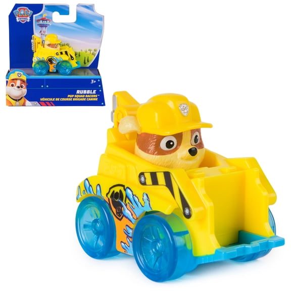 PAW Patrol Pup Squad Rubble Splash Racer Toy Vehicle, for Kids 3