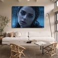 thumbnail image 2 of The Portrait Of A Woman With Large Expressive Eyes And Wet Hair Canvas Poster Bedroom Decor Sports Landscape Office Room Decor Gift,Frame-style,24x36inch(60x90cm), 2 of 8