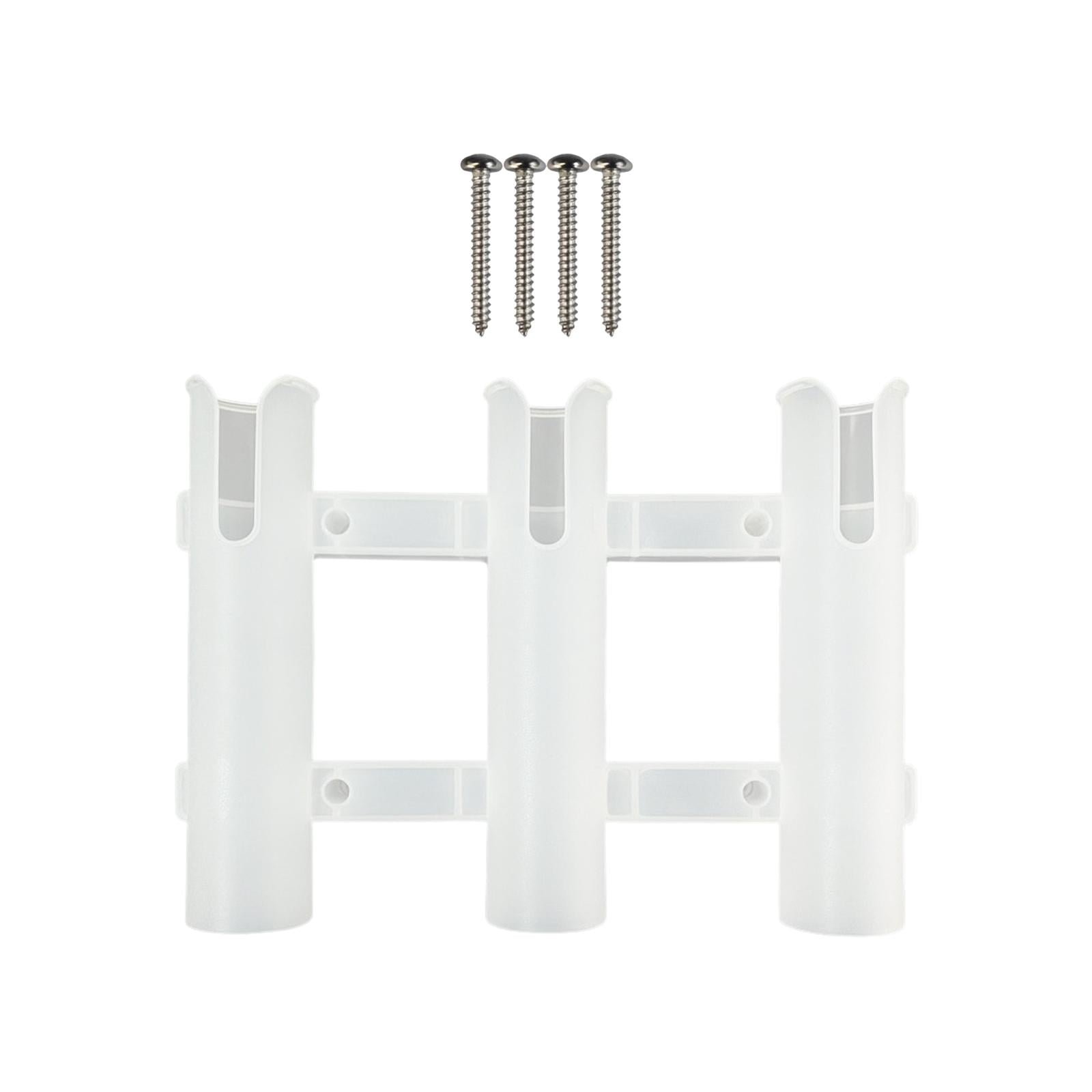Durable Boat Fishing 3 Tube Rod Holder Bracket Side Mount 3 Rod Wall Mount  Heavy