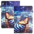 thumbnail image 2 of Feishell for iPad 10th Gen 10.9" 2022 Smart Case,Auto Wake/Sleep Slim Lightweight Colorful Pattern PU Leather Flip Folio Stand Card Slots Wallet Case Cover with Pencil Holder,Wave Butterfly, 2 of 12