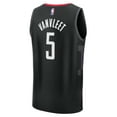 thumbnail image 3 of Men's Fanatics Fred VanVleet Black Houston Rockets Fast Break Replica Player Jersey - Statement Edition, 3 of 3