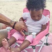 Bright Starts Pop 'N Sit Portable Booster, Pink, Infant to Toddler