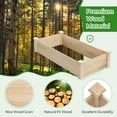 thumbnail image 6 of Costway Raised Garden Bed Fir Wood Wooden Square Wood Planter Box for Flower Outdoor, 6 of 10
