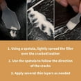 thumbnail image 3 of Furniture Clinic Leather Flexifil - Extremely Flexible Filler Used to Fix Cat Scratches, Holes & Heavy Cracking in Leather Sofas, Car Seats (50ml), 3 of 7