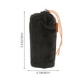 thumbnail image 2 of OULII Flannelette Saxophone Dust Bag Black Carrying Pouch Durable Instrument Accessory, 2 of 8