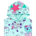 thumbnail image 3 of Dreamworks Gabby's Dollhouse Pandy Paws Cakey Cat MerCat Toddler Girls Fleece Dress Blue 4T, 3 of 4