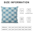 thumbnail image 5 of BANET  Throw Pillow Cover Chequered Blue Checkered Pattern Abstract Baby Beautiful Checked Day  Pillowcase Home Decorative Square Pillow Case Cushion Cover 22x22in, 5 of 5