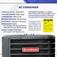 thumbnail image 4 of Goodman 3.5 Ton 13.4 SEER2 96% 100000 BTU Natural Gas Furnace & Air Conditioner System - R32, Single Stage, Upflow | Central Split, Evaporator Cased Coil, AC/Heating Unit, 4 of 9