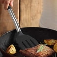 thumbnail image 4 of Juego de utensilios de cocina de silicona, juego de utensilios de cocina de 2 piezas, utensilios de cocina antiadherentes, mango de acero inoxidable, 4 of 5