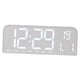 thumbnail image 3 of Reloj digital LED de escritorio, minimalista, elegante, para decoración de mesa, día de la semana. Gris, 3 of 9
