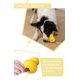 thumbnail image 2 of Juguete para Perros Indestructible, Juguete para Masticar para Perros de Caucho Natural Duradero para Perros Grandes y Pequeños - Amarillo, 2 of 5