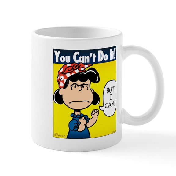 CafePress - Lucy The Riveter Ceramic Mug - 11 oz Ceramic Mug - Novelty Coffee Tea Cup