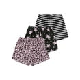thumbnail image 5 of 3 Pack Womens Ultra-Soft Pajama Shorts Elastic Waistband Sleepwear Bottoms Sleep Pants Plus Size L, 5 of 7