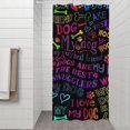 thumbnail image 2 of I Love My Dogs Art Shower Curtain 36"x72" ,Bathroom Decorative Shower Curtains Set with 12 Hooks,Modern Waterproof Washable Shower Curtain, 2 of 6