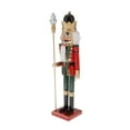 thumbnail image 2 of MERIGLARE 50cm Wooden Nutcracker Solider Figures Model Puppet Doll Home Decor Style2, 2 of 9