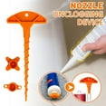 thumbnail image 4 of Caulk Plug 3D Printed Nozzle Unclogging Device & Reusable Sealing Caps (Two-Corner & Four-Corner), PLA Material, Universal Fit for Caulking Guns, 4 of 7