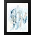 thumbnail image 2 of Vess, June Erica 19x24 Black Modern Framed Museum Art Print Titled - Blue Scribe I, 2 of 5