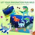 thumbnail image 2 of Joyfy Dinosaur Foil Art Kit for Kids, Mess Free Travel Toys with Foil Foam Stickers, Christmas Birthday Gift for Boys and Girls Ages 4 and Up, 2 of 7