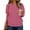 Hot Pink #012, variant on Mohiass Crewneck Sweatshirts Women Fleece Oversized Sweatshirt Trendy Tunic Fall Sweatshirts Long Sleeve Pullover Sweaters Blue S
