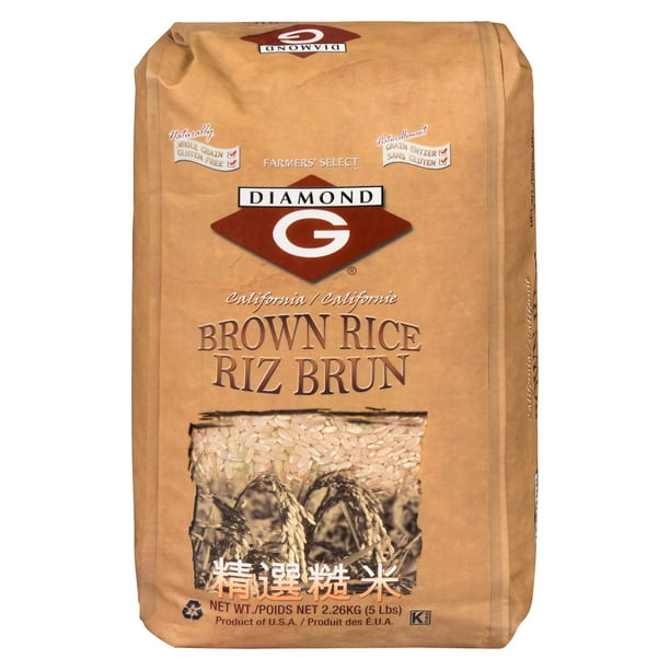 Diamond G Brown Riz, 2.26kg Walmart.ca