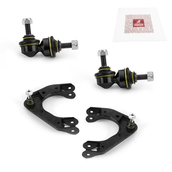 Metrix Premium Chassis Parts - 4 PC Front L/R Upper Control Arm & Front Sway Bar Stabilizer End Link Kit Fits 01-02 Chrysler Sebring, 95-02 Dodge Stratus, RK620241, RK620240, K7306