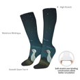 thumbnail image 4 of Fotbe Farm Dog Duck Moonlight Calcetas Divertidas Estampadas para Hombre y Mujer, Calcetas de Algodón hasta la Rodilla para Caminar, Correr, Enfermería y Embarazo, 4 of 6