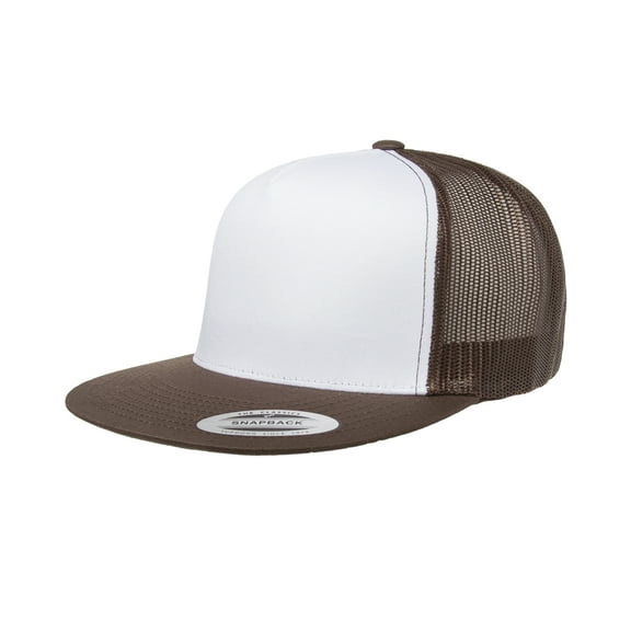Classic Two Tone Trucker Cap , 6006 , BROWN/ WHT/ BRWN , One Size