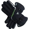 thumbnail image 3 of Opolski 1 Pair Letter Print Full Finger Thickened Fleece Lining Adjustable Buckle Men Gloves Winter Windproof Non-slip Sports Cycling Gloves Yellow, 3 of 8