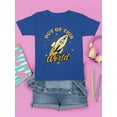 thumbnail image 3 of Out of This World - Alien Emoji Rocket Adventure Graphic Youth's T-shirt, 3 of 4