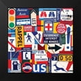 thumbnail image 2 of Costa, Fernando 20x20 Black Modern Framed Museum Art Print Titled - Rappel, 2 of 5