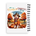 thumbnail image 2 of Thanksgiving Pitbull Pilgrim Grateful, Thankful, Blessed Fall Welcome Spiral Bound Journal Terrier Dog Lover 5x7in Spiral Notebook - 00021, 2 of 5