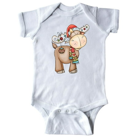 

Inktastic Christmas Molly Moose Gift Baby Boy or Baby Girl Bodysuit
