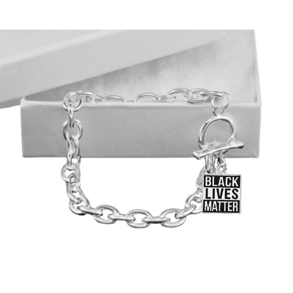 Black Lives Matter Chunky Charm Bracelets