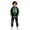 0-Black&864, variant on Tiijoy Toddler Boys Halloween Sweatsuits Skeleton Hoodie Joggers Set, Sizes 2-3