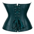 thumbnail image 4 of Waist Trainer for Women Zipper Corset Shapewear Tummy Control Body Shaper (Dark Green XXXXXXL), 4 of 4