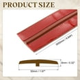 thumbnail image 2 of T-Molding Transition Strips, 9.84 ftx1.97" Vinyl Flooring Edging Trim, Walnut, 2 of 7