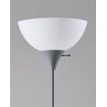 thumbnail image 5 of Mainstays 72‘’ Gray Combo Floor Lamp With Reading Lamp, Modern Design, 5 of 9