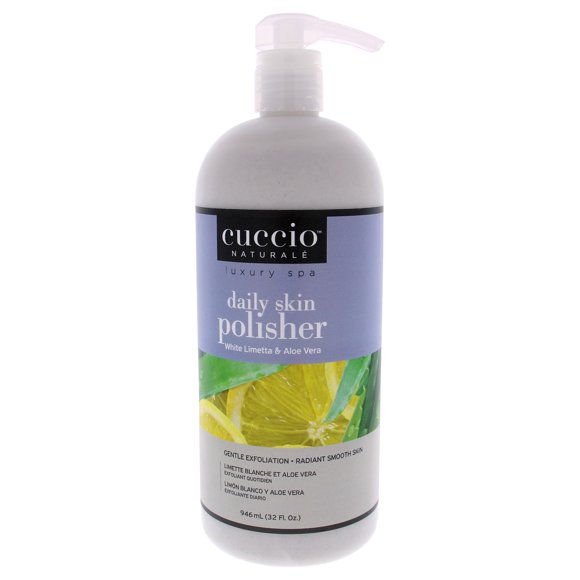 Exfoliante diario para la piel Luxury Spa - Limeta blanca y aloe vera de Cuccio Naturale para unisex - 32 oz Cuccio Cuccio Naturale