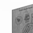 thumbnail image 2 of Luxe Metal Art 'Cash Register Blueprint Patent White' Acrylic Glass Wall Art, 16"x24", 2 of 7