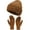 Brown, variant on FZ FANTASTIC ZONE Winter Warm Beanie Hat Touchscreen Gloves Set, Soft Skull Cap Gloves Set for Men Women with Warm Knit Fleece Lined
